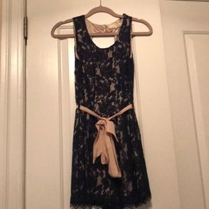 Areve lace romper with bow